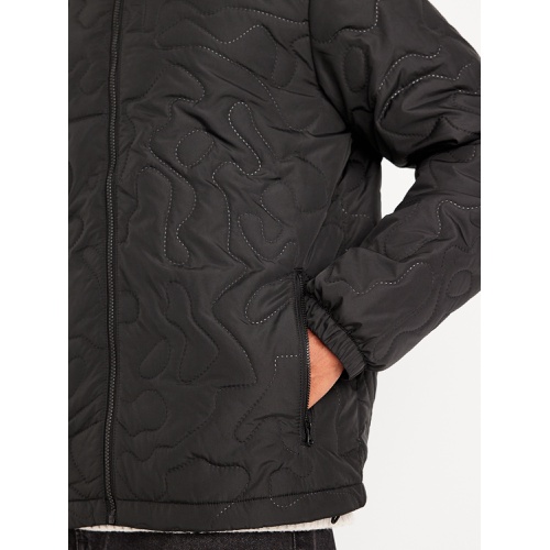 올드네이비 Water-Resistant Quilted Zip Jacket