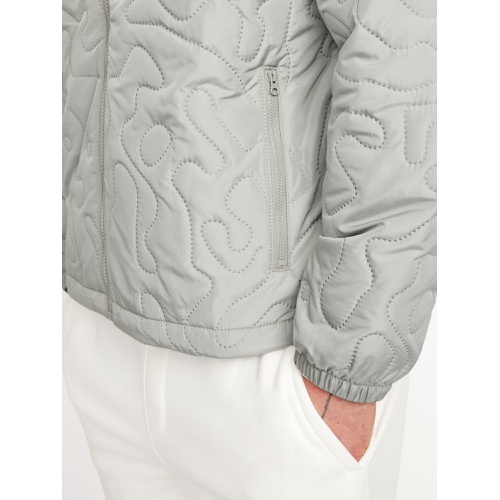 올드네이비 Water-Resistant Quilted Zip Jacket