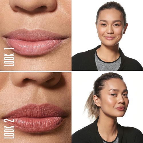  One Click Beauty b.ACTIVE 3-Piece Lip Kit, Longwear Makeup, The Cool Nudes