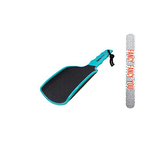  Onyx Professional Extra Large Curved Foot File with Handled Grip - Extra Grit Exfoliates & Removes Dead Skin Includes Nail File