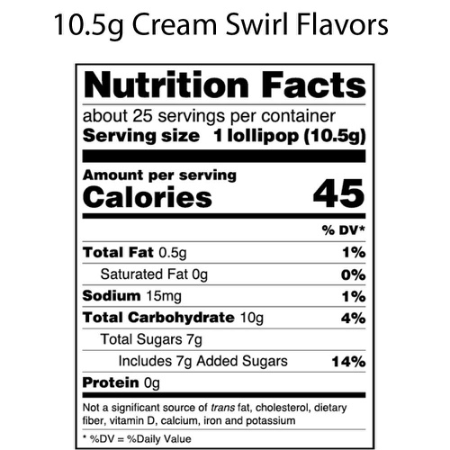  Original Gourmet Change Maker Mini Cream Swirl and Original Lollipops, 100 Count (Pack of 1)