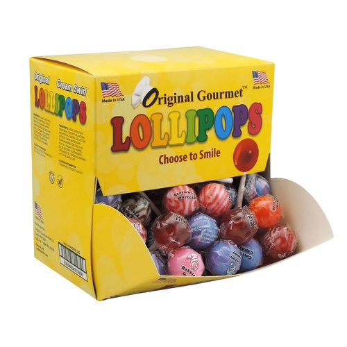  Original Gourmet Change Maker Mini Cream Swirl and Original Lollipops, 100 Count (Pack of 1)