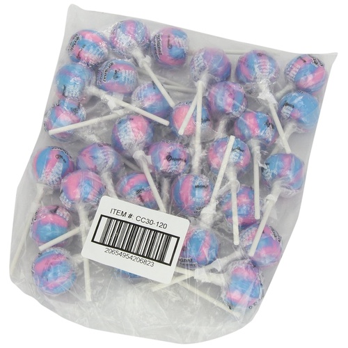  Original Gourmet Lollipops, Cotton Candy, 30 Count