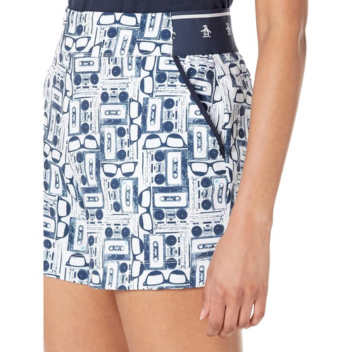  Original Penguin Golf Retro Cassettes Printed Shorts 4.5