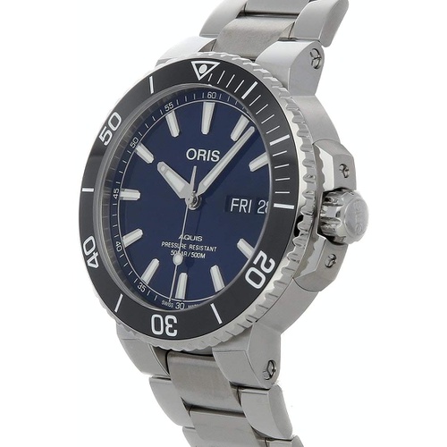  Oris Aquis Mechanical(Automatic) Blue Dial Watch 01 752 7733 4135-07 8 24 05PEB (Pre-Owned)