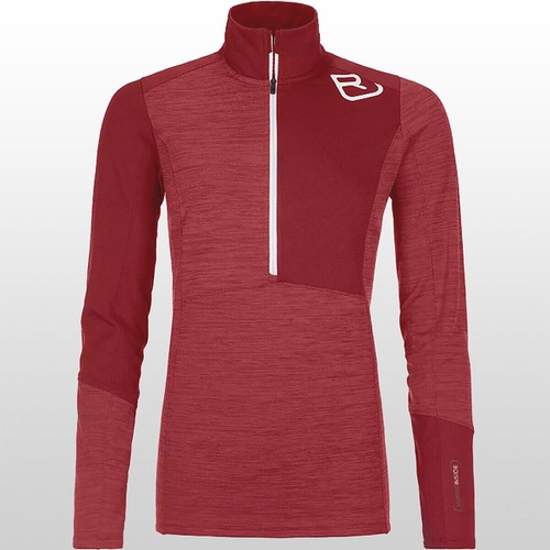  Ortovox Fleece Light Zip-Neck Top - Women