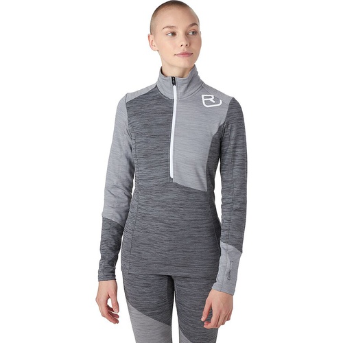  Ortovox Fleece Light Zip-Neck Top - Women