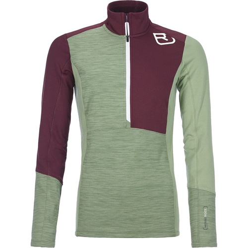  Ortovox Fleece Light Zip-Neck Top - Women