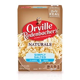 Orville Redenbachers Naturals Simply Salted Popcorn, 3.29 Ounce Classic Bag, 3-Count