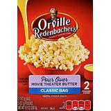 Orville Redenbachers Pour Over Movie Theater Butter 2 Count Classic Bag (3 Boxes - 6 TOTAL Bags)