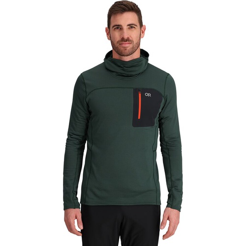  Vigor Grid Fleece Pullover Hoodie - Mens