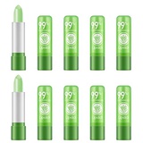 Ownest. Ownest 10 Packs Aloe Vera Lipstick, Long Lasting Nutritious Soothing Lip Balm, Lips Moisturizing Magic Temperature Color Change Lipstick, Lip Care