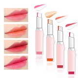 Ownest. Ownest 4 Colors Double Color Lipstick,Two Tone Candy Moisturzing Waterproof Lipstick Gradient Bitting Lipstick V Styling Biting Lipstick Makeup-Set A