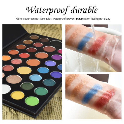  Ownest. Ownest 39 Colors Eyeshadow Palette, Matte Shimmer Metallic Pop Colors Make Up Eyeshadow Powder, Highlight Pigmented Colorful Long Lasting Waterproof Makeup Pallet Cosmetics