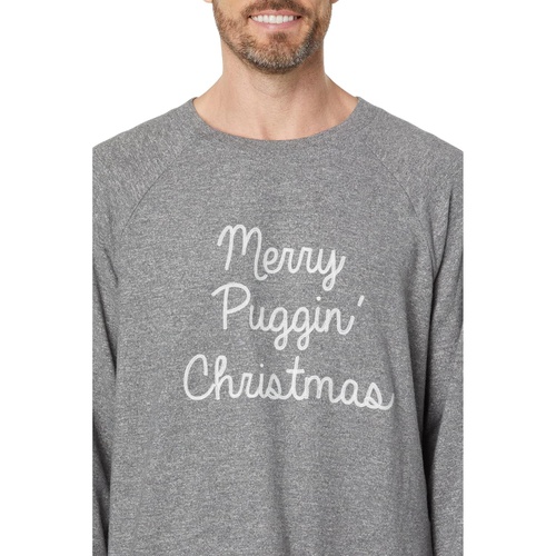  P.J. Salvage Merry Puggin Christmas Long Sleeve Crew Neck