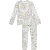 P.J. Salvage Kids Smiley Blooms Peachy Two-Piece Jammie Set (Toddleru002FLittle Kidsu002FBig Kids)