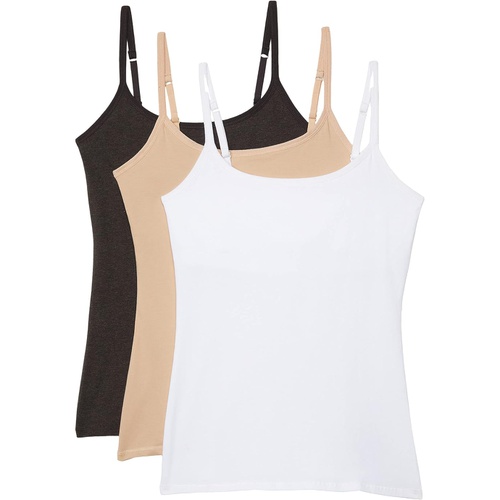  PACT Organic Cotton Shelf Bra Camisole 3-Pack