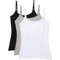 PACT Organic Cotton Shelf Bra Camisole 3-Pack