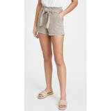 PAIGE Anessa Shorts with Pleated Waistband