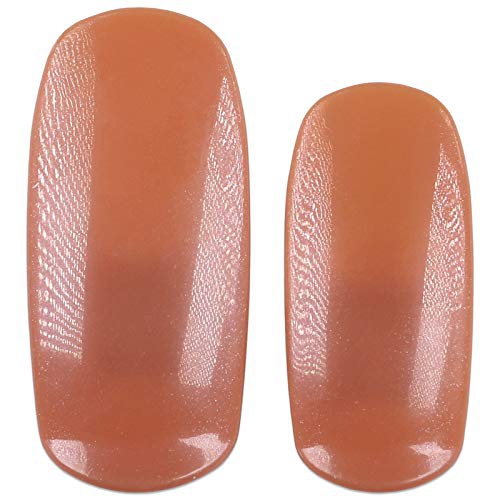  PANA USA Training Practice Tips - False Fake Nail Tips for Nail Manicure DIY Tech Nails Model Art Tools (Brown Tips)