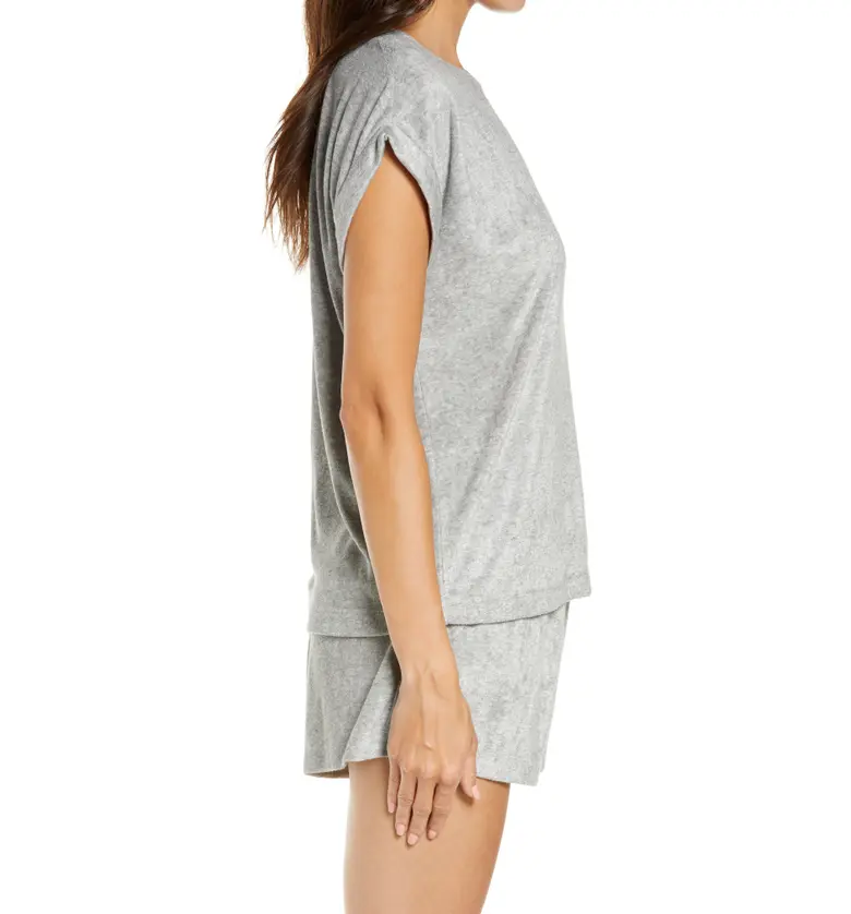  Papinelle French Terry Short Pajamas_GREY MARL