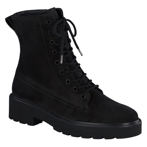  Paul Green Jackson Lug Sole Boot_BLACK SUEDE