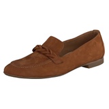 Paul Green Kayla Loafer_COGNAC NUBUK