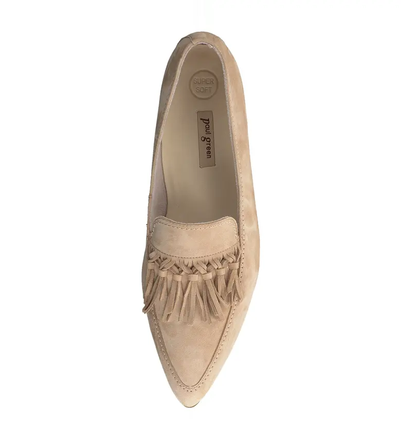  Paul Green Guliana Pointed Toe Flat_DAKAR SUEDE