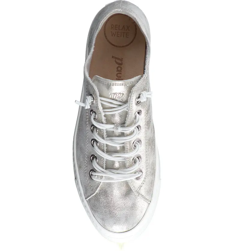  Paul Green Hadley Platform Sneaker_MINERAL METALLIC