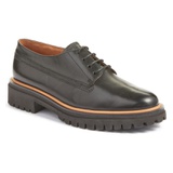 Paul Green Gina Oxford_BLACK BRUSHED LEATHER