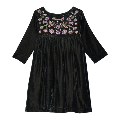  PEEK Embroidered Velvet Dress (Toddleru002FLittle Kidsu002FBig Kids)