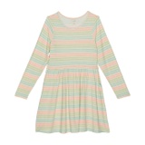 PEEK Stripe Long Sleeve Dress (Toddleru002FLittle Kidsu002FBig Kids)