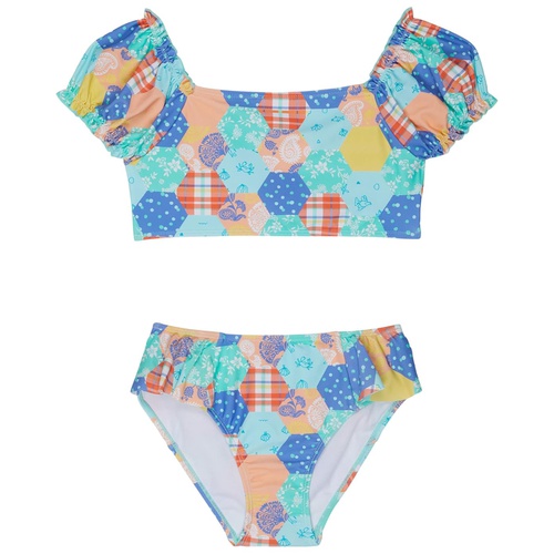  PEEK Patchwork Print Two-Piece Swimwear (Toddler/Little Kids/Big Kids)