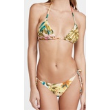 PQ Swim Embroidered Triangle Top