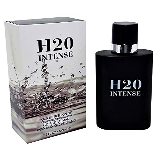  H20 Intense Cologne - Perfume 3.4 FL. Oz. EDT For Men By Preferred Fragrance Spray Bottle