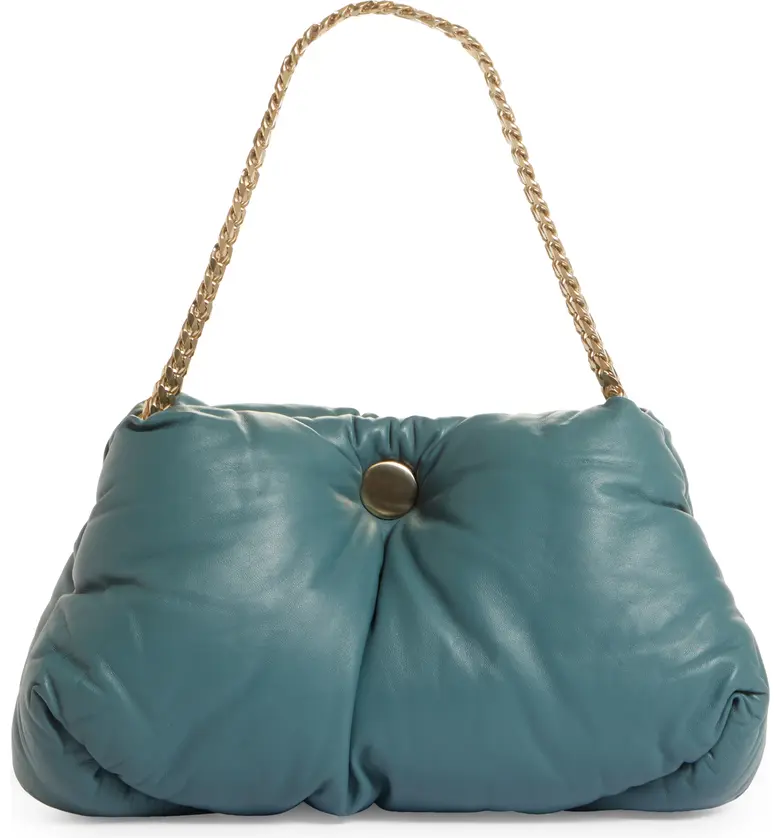  Proenza Schouler Puffy Tobo Leather Shoulder Bag_ORION BLUE