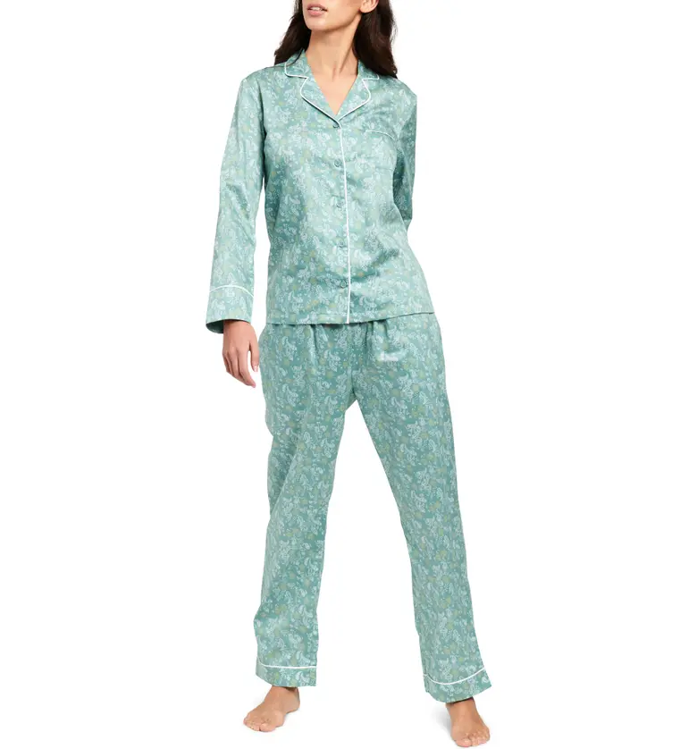 Project REM Paisley Star Sateen Pajamas_BLUE