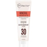PROTECTOR BRANDS Protector Mineral Sunscreen Lotion with Broad Spectrum SPF 30, Zinc Oxide and Water-Resistant Protection, 3-ounces (1 Tube)