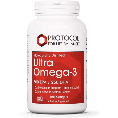  Protocol For Life Balance - Ultra Omega-3 (500 EPA / 250 DHA) - 180 Softgels