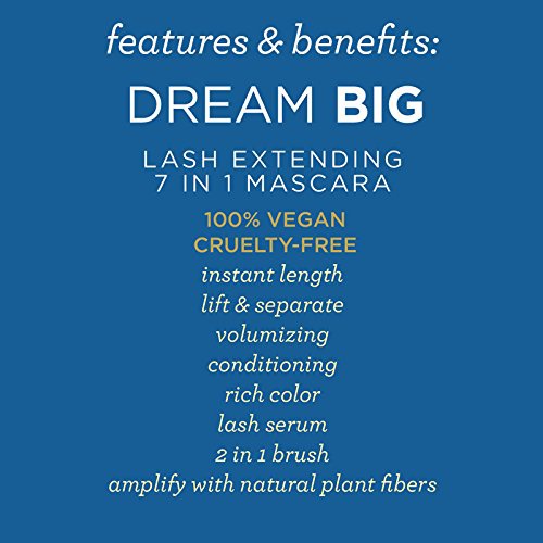  Pacifica Beauty Dream Big Lash Extending 7 In 1 Mascara, Black Magic, 0.25 Fl Oz