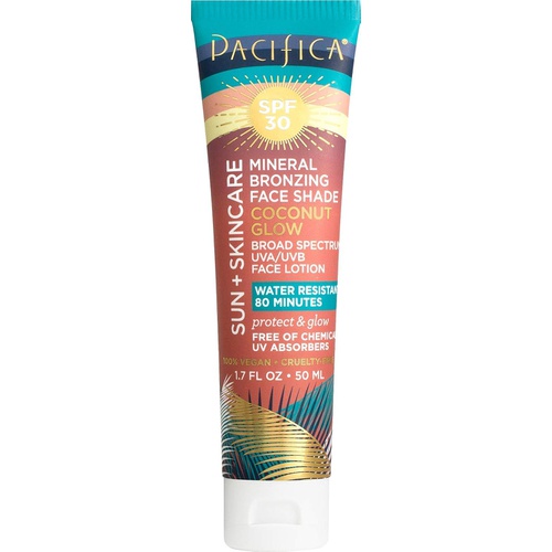  Pacifica Sun + skincare mineral bronzing face shade glow spf 30, Coconut 1.7 Fl Oz