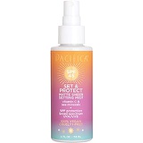 Pacifica Set & protect matte sheer setting mist spf 45, 4 Fl Oz