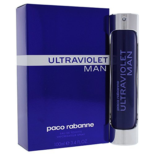  Ultraviolet By Paco Rabanne For Men. Eau De Toilette Spray 3.4 Ounces