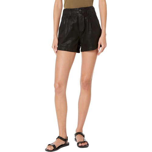  Paige Pleated Mayslie Shorts Double Button