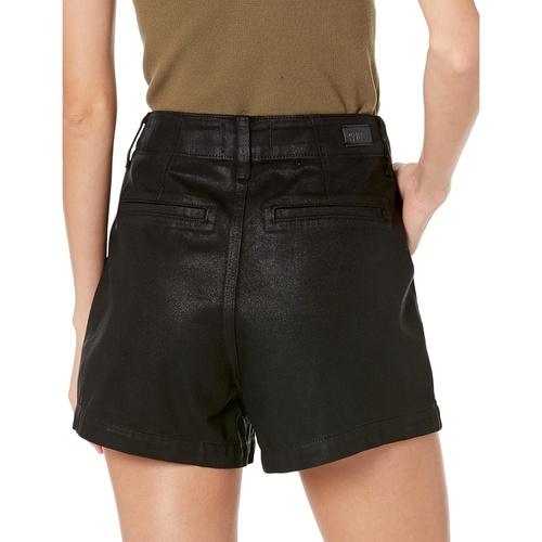  Paige Pleated Mayslie Shorts Double Button