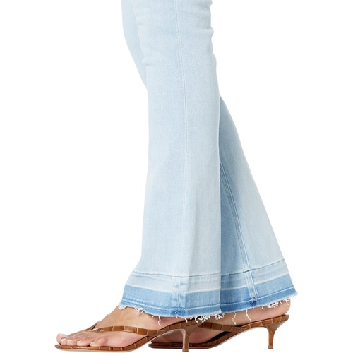  Paige High-Rise Laurel Canyon Seam Fly in Kitley Distressed