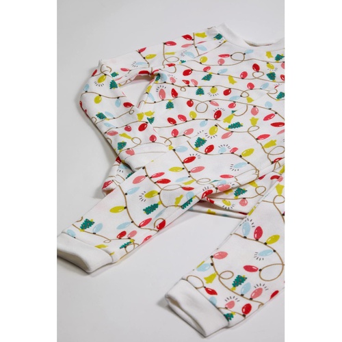  Pajamarama Christmas Lights Long PJ Set (Toddler)