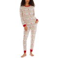 Pajamarama Nordic Fair Isle Long PJ Set