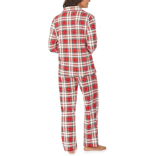  Pajamarama Plaid Classic - Cozy Jersey Long Notch PJ