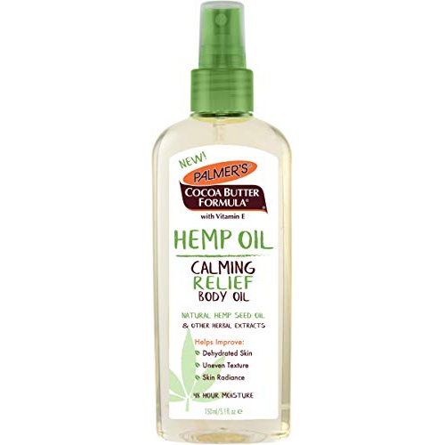  Palmers Cocoa Butter Formula Hemp Oil Calming Relief Body Oil, 5.1 Ounces